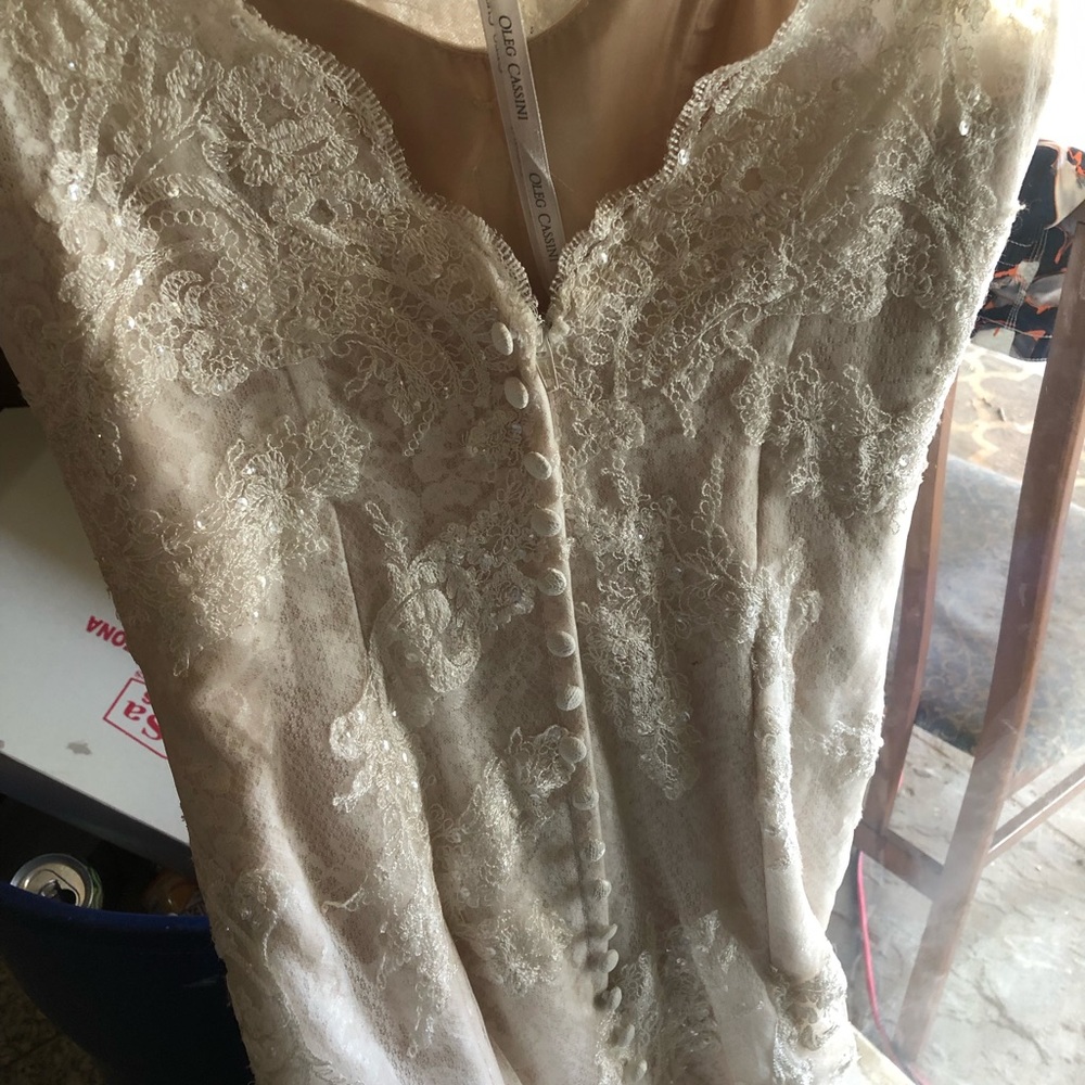 Oleg Cassini Wedding Dress - Picture 5 of 7